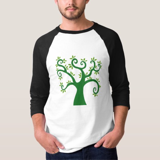 Een groene boom t-shirt (Voorkant)