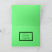 Een groene draak kaart (Binnen)