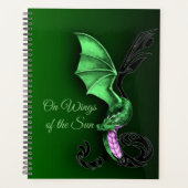 Een groene draak planner (Voorkant)