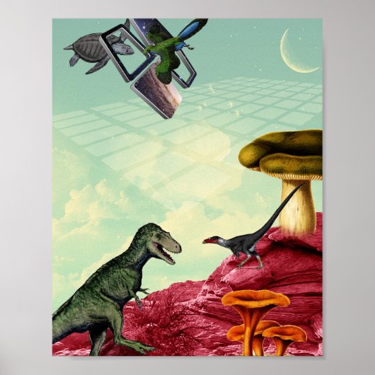 Een groene en adembenemende planeet poster (Voorkant)