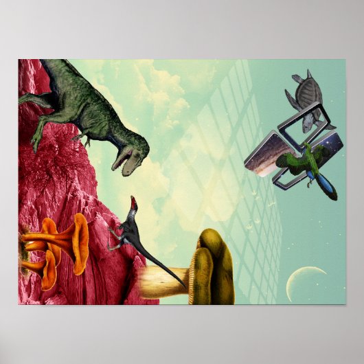 Een groene en adembenemende planeet poster (Voorkant)