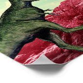 Een groene en adembenemende planeet poster (Hoek)