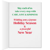 EEN GROENE EN JOYOUS HOLIDAY SEASON (Binnen (Rechts))