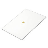 Een groene en rode bloem met zwarte stippen notitieblok (Schuin)