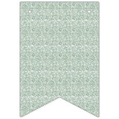 Een groene en witte achtergrond met kleine bladere vlaggetjes (Tweede vlag)