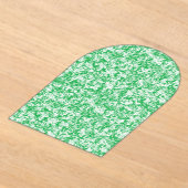 Een groene en witte achtergrond met kleine witte s acryl uitnodigingen (Laagn)