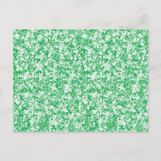 Een groene en witte achtergrond met kleine witte s briefkaart (Voorkant)