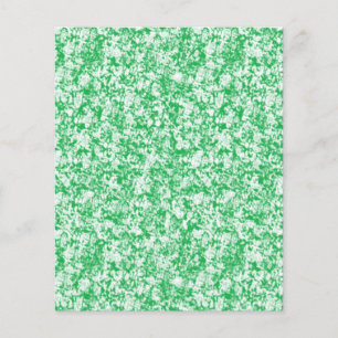 Een groene en witte achtergrond met kleine witte s flyer