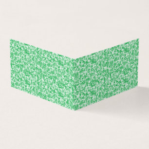 Een groene en witte achtergrond met kleine witte s kaart