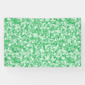 Een groene en witte achtergrond met kleine witte s spandoek (Horizontaal)