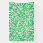 Een groene en witte achtergrond met kleine witte s spandoek (Verticaal)