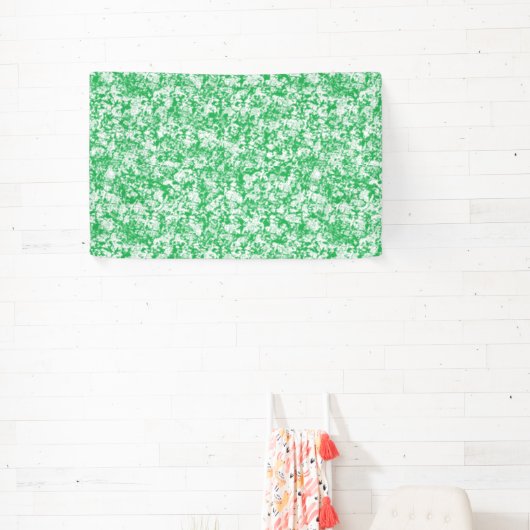 Een groene en witte achtergrond met kleine witte s spandoek (Insitu)