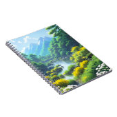 Een groene oase van bomen notitieboek (Rechterzijde)