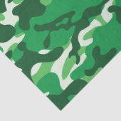 Een groene regenboog camouflage tissuepapier (Detail)