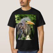 Een groene reiger t-shirt (Voorkant)