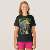 Een groene reiger t-shirt (Voorkant volledig)