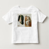 Een groene toga en Camille Kinder Shirts (Voorkant)