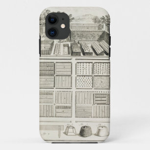 Een groentetuin uit 'The Encyclopedia of Scie' iPhone 11 Hoesje