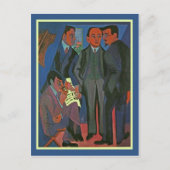 Een groep artiesten van Ernst Ludwig Kirchner Briefkaart (Voorkant)