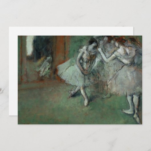 Een groep dansers | Edgar Degas (Voorkant / Achterkant)