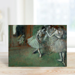 Een groep dansers   Edgar Degas Kaart