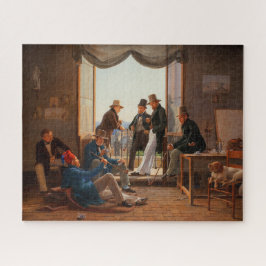 Een groep Deense artiesten in Rome│Constantin Hans Legpuzzel