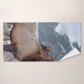 EEN GROEP DEERS BADHANDDOEK (Badhanddoek)