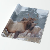 EEN GROEP DEERS CADEAUPAPIER (Uitgerold)