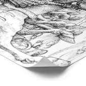 Een groep ingebouwde trompeters poster (Hoek)