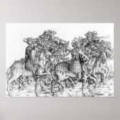 Een groep ingebouwde trompeters poster (Voorkant)