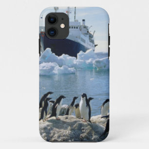 Een groep pinguïns die op een valkuil staan Case-Mate iPhone case