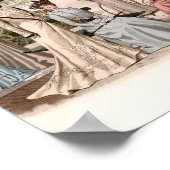 Een groep van de  Mode van de Dames van Edwardian Poster (Hoek)