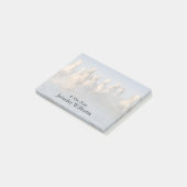 Een groep witte paarden in de Camargue Post-it® Notes (Schuin)