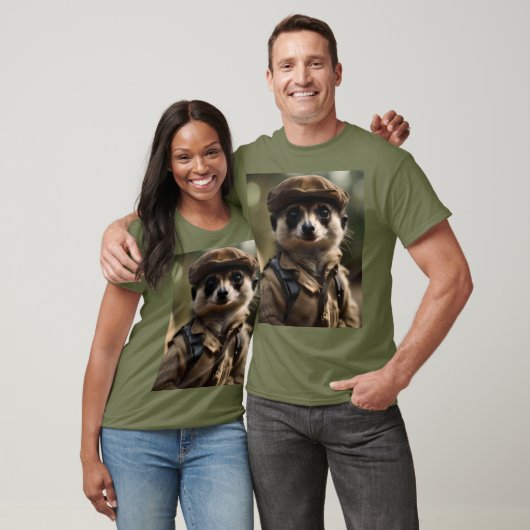 Een groet aan Sylvester de Meerkat: A Veteran's Ta T-shirt (Unisex)