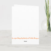 Een groet van Artsy Steenbok Kaart (Achterkant)