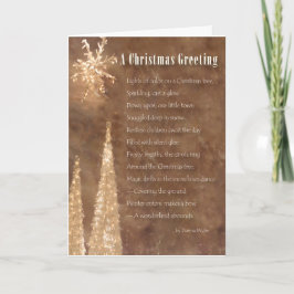 Een groet van Kerstmis Feestdagen Kaart