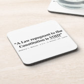 Een grondwet is verboden onderzetter (Linkerzijde)