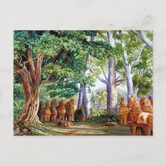 Een groot Briefkaart van de Tamarinaalboom (Voorkant)