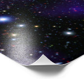 Een groot collectie sterrenstelsels foto afdruk (Hoek)