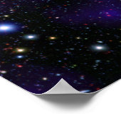 Een groot collectie sterrenstelsels poster (Hoek)