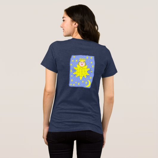 Een groot en wonderlijk teken verscheen in de heme Tri-Blend shirt (Achterkant volledig)