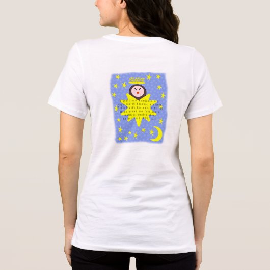 Een groot en wonderlijk teken verscheen Tri-Blend shirt (Achterkant)