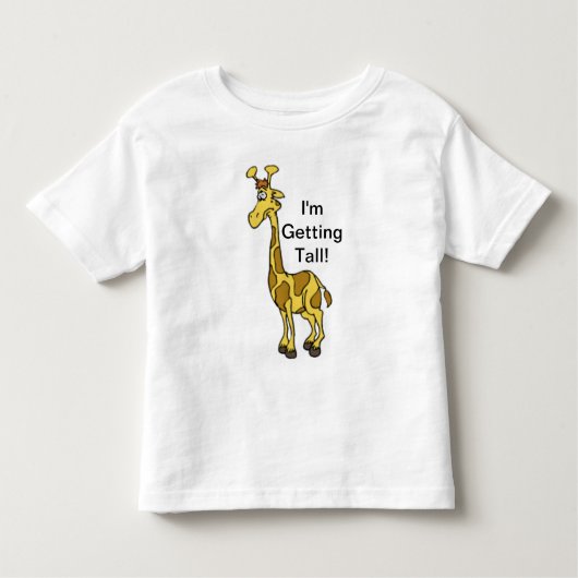 Een groot Giraffe Kinder Shirts (Voorkant)