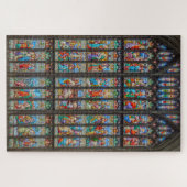 Een groot Glas in lood-venster met puzzle 1014 pc Legpuzzel (Horizontaal)