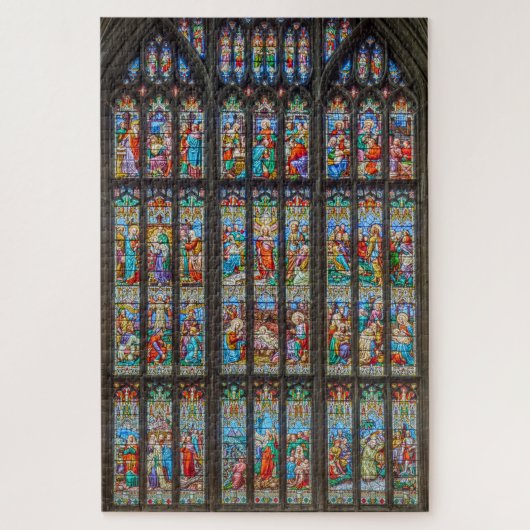 Een groot Glas in lood-venster met puzzle 1014 pc Legpuzzel (Verticaal)