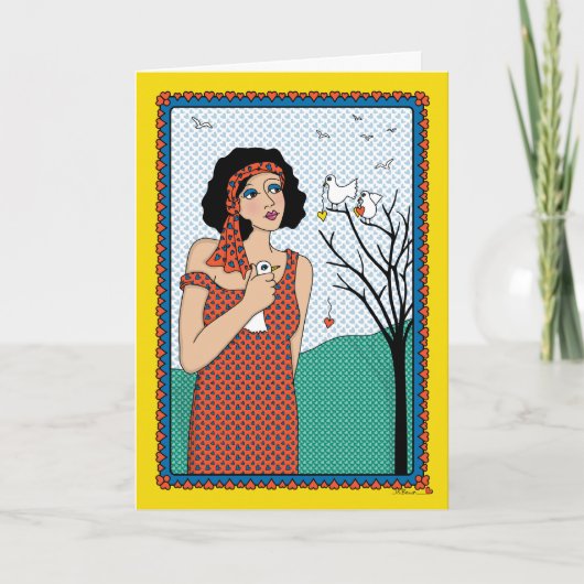 EEN GROOT IN DE HAND_B_Wenskaart Kaart (Voorkant)