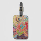 Een groot leven door Lydia's Art Sangria Bagagelabel (Voorkant (verticaal))