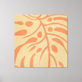 Eén groot monstera canvas afdruk