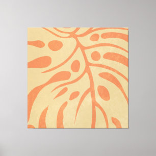 Eén groot monstera canvas afdruk