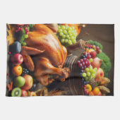 Een groot oogstfeest theedoek (Horizontaal)